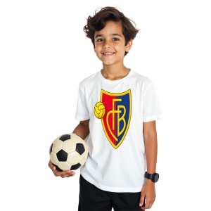 Tricou copii FC Basel din bumbac 100% - Img 2