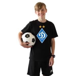 Tricou copii FC Dynamo Kiev din bumbac 100% - Img 3