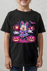 Tricou copii - NEON MINNIE - minnie, neon, moda, copii