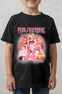 Tricou copii - Park Chaeyoung Rose - KPOP, stil, muzică, idol, cultură, pop, trendy, grup, fanbase, Korea