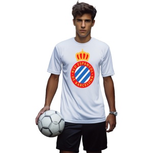 Tricou copii RCD Espanyol din bumbac 100% - Img 5