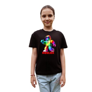 Tricou Copii Roblox Costum Curcubeu din bumbac 100% - Img 2