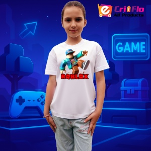 Tricou Copii Roblox Eroul Blugi din bumbac 100%