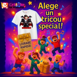 Tricou Copii Roblox Lordul Vampir din bumbac 100% - Img 10