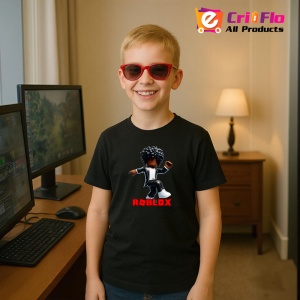 Tricou Copii Roblox Lovitura Spray din bumbac 100% - Img 5
