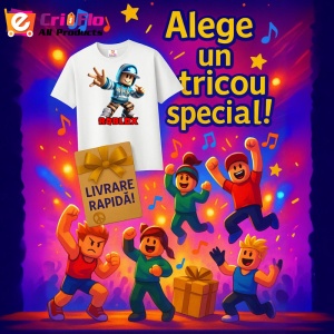 Tricou Copii Roblox Robotul Spartan din bumbac 100% - Img 10