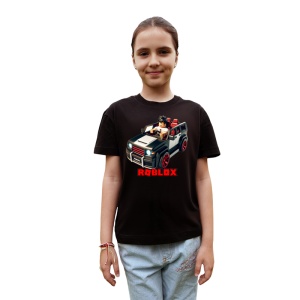 Tricou Copii Roblox Soferul Drift din bumbac 100% - Img 2
