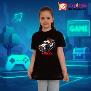Tricou Copii Roblox Soferul Drift din bumbac 100% - Img 4