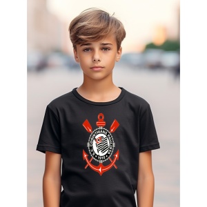 Tricou copii Sport Club Corinthians din bumbac 100% - Img 7