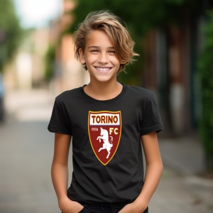 Tricou copii Torino FC din bumbac 100% - Img 6