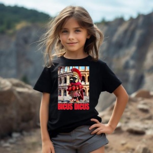Tricou Copii Tralalelo Tra la la Bicus Dicus - Italian Brainrot Meme T-Shirt - Img 4