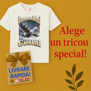 Tricou Copii Tralalelo Tra la la Bombombini Gusini Funny Italian Brainrot Meme Graphic T-Shirt - Img 7