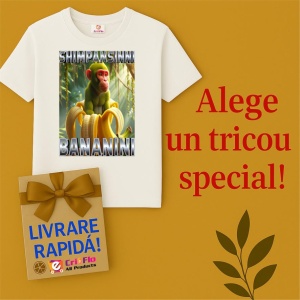 Tricou Copii Tralalelo Tra la la Shimpansinni Bananini Monkey Banana Italian Brainrot Meme T-Shirt - Img 6