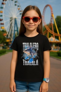 Tricou Copii Tralalelo Tra la la Tralalero Tralala Bootleg Brainrot Italian Brainrot Meme T-Shirt (3) - Img 3