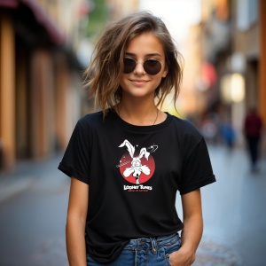 Tricou Coyote back in action Tricou Negru - Copii | Dama | Barbat - Img 5