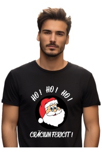 Tricou Craciun Barbat - Craciun Fericit! Ho Ho Ho !
