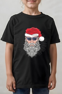 Tricou Craciun copii - Santa the Rocker - Img 2