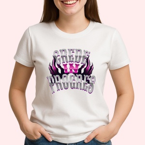 Tricou Crede In Progress - Copii | Dama | Barbat - Img 2