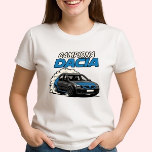 Tricou Dacia Logan Derapaje Controlate Campioana - Copii | Dama | Barbat