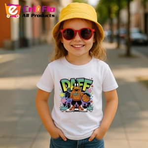 Tricou Daff hanorac portocaliu cu minge in mana Copii | Dama | Barbat Barbat - Img 11