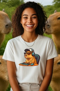 Tricou dama CapyBara - Gamer 2