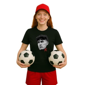 Tricou Dama cu fotbalistul Alessandro Bastoni-Inter Milano din bumbac 100% - Img 6
