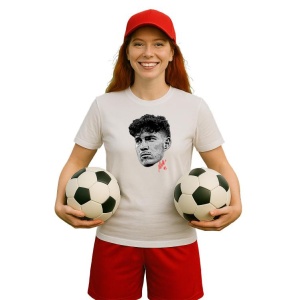 Tricou Dama cu fotbalistul Alessandro Bastoni-Inter Milano din bumbac 100% - Img 11