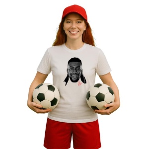Tricou Dama cu fotbalistul Alex Iwobi-Fulham FC din bumbac 100% - Img 9