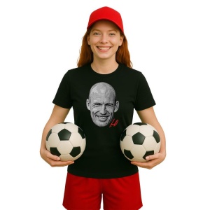 Tricou Dama cu fotbalistul Andrew Robertson-Liverpool FC din bumbac 100% - Img 3