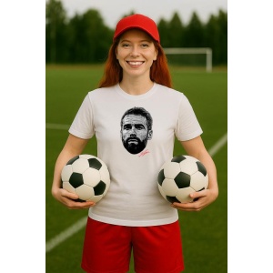 Tricou Dama cu fotbalistul Dani Carvajal-Real Madrid din bumbac 100% - Img 3