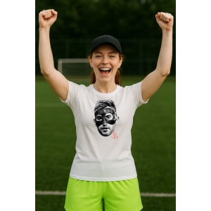 Tricou Dama cu fotbalistul Dejan Kulusevski-Tottenham Hotspur din bumbac 100% - Img 10