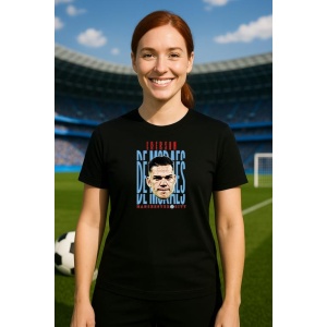 Tricou Dama cu fotbalistul Ederson Santana de Moraes-Manchester City din bumbac 100% - Img 5