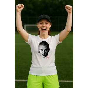 Tricou Dama cu fotbalistul Erling Haaland-Manchester City din bumbac 100% - Img 10