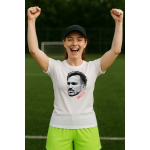 Tricou Dama cu fotbalistul Fabian Ruiz-Paris Saint-Germain PSG din bumbac 100% - Img 11