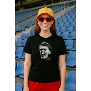 Tricou Dama cu fotbalistul Martin odegaard Arsenal FC din bumbac 100% - Img 3