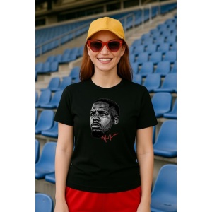 Tricou Dama cu fotbalistul Mike Maignan-AC Milan din bumbac 100% - Img 3
