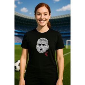 Tricou Dama cu fotbalistul Richarlison de Andrade-Tottenham Hotspur din bumbac 100% - Img 6