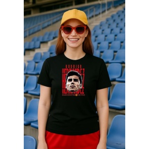 Tricou Dama cu fotbalistul Rodrigo Hernindez Cascante-Manchester City din bumbac 100% - Img 3