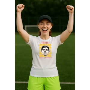 Tricou Dama cu fotbalistul Thibaut Courtois-Real Madrid din bumbac 100%