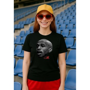 Tricou Dama cu fotbalistul Thierry Henry-Arsenal din bumbac 100% - Img 3