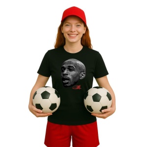 Tricou Dama cu fotbalistul Thierry Henry-Arsenal din bumbac 100% - Img 4