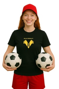 Tricou dama cu logo stema Hellas Verona Italia , din bumbac 100%