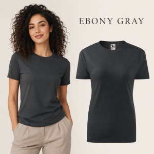 Tricou Damă din Bumbac 100%, Guler Rotund, Slim fit cambrat, XS-2XL, 23 Culori - Img 30