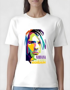 Tricou dama - KURT COBAIN