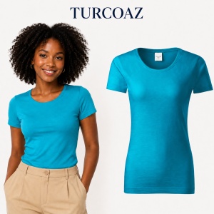 Tricou damă Malfini Gulf 824, 100% bumbac organic, croială cambrată, XS–2XL, 14 culori - Img 16