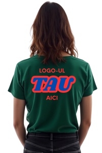 Tricou dama personalizat cu logo-ul companiei - Spate
