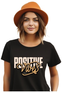 Tricou dama - Positive Vibes