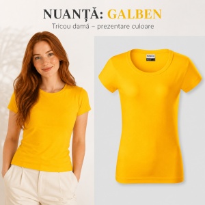 Tricou Damă Rimeck Resist Heavy R04 – 100% Bumbac, 200 g/m², Croială Cambrată, S–3XL - Img 11