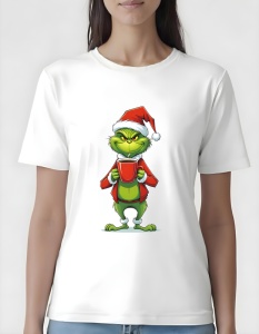 Tricou dama - SANTA GRINCH - Img 2
