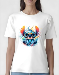 Tricou dama - Splash Stitch